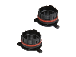 2 adaptadores para bombillas H7 de 100 W, portalámparas de soporte duraderos para faros LED, instalación sencilla.