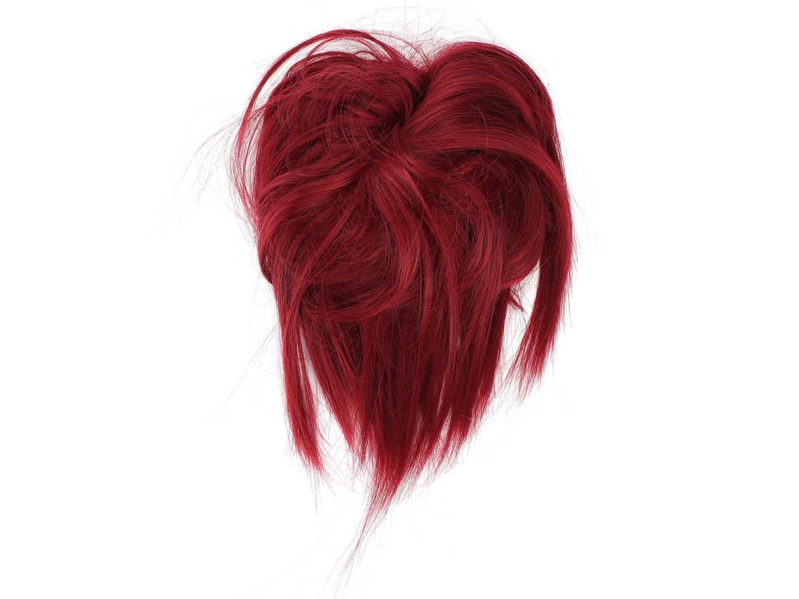Pieza De Pelo De Moño Desordenado Con Gomas Elásticas Para Mujeres, Fashion Y Elegante, Material Sintético Resistente Al Calor