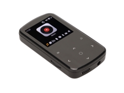 Reproductor MP3 Bluetooth Yizhood Mp07 de 1,54 pulgadas con control táctil inteligente y tarjeta TF de 32 GB (negro)