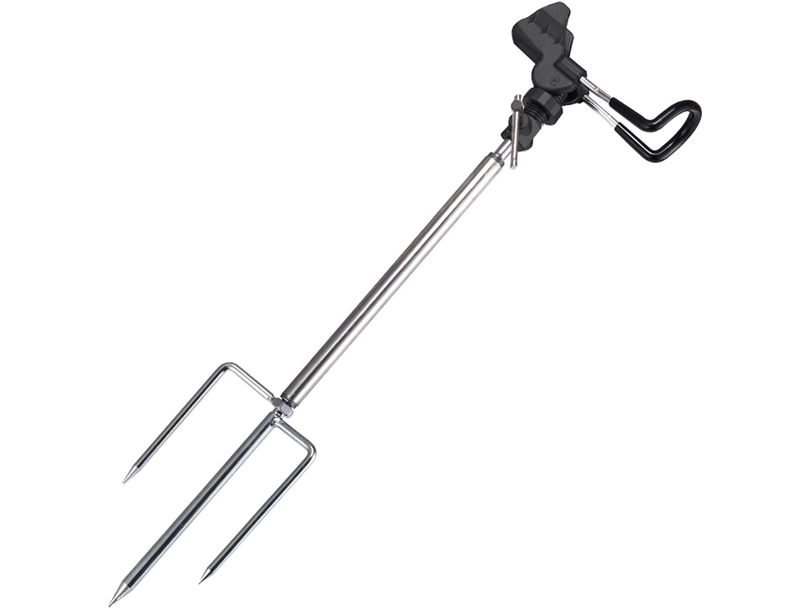 Soporte Para Caña De Pescar. Nuevo Torreta Totalmente Metálico Pescar, Mano, Marina, Pescar Universal Doble...