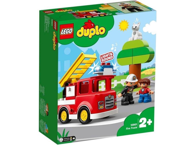 LEGO Duplo: Camión de bomberos - 10901 (Edad Mínima: 2 - 21 Piezas)