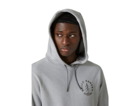 Sweatshirt para Hombre HELLY HANSEN (S - Algodón - Gris)