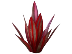 Atractivas plantas de agave metálicas, decoración única para exteriores con luz solar para patio, escultura rústica para jardín con revestimiento impermeable.
