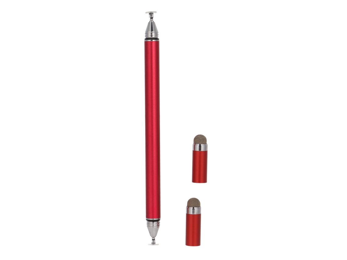 Bolígrafo Yhl 2 en 1 de alta precisión y respuesta rápida para teléfonos móviles y tabletas, bloc de notas rojo con funda protectora.