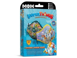 Máscara Higiênica Máscara Premium Super Zings 4 Unidades Júnior Colorido 6-9 Yearsviving Costumes