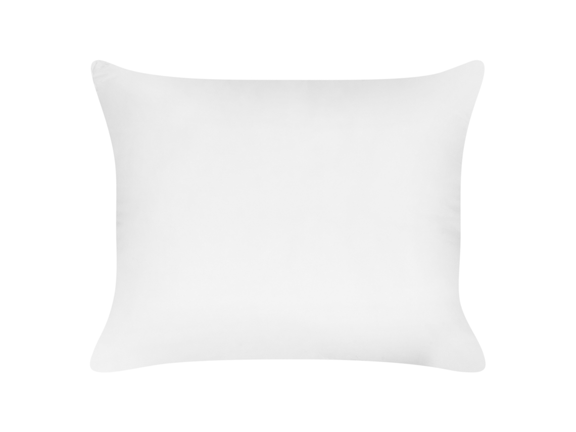 Almohada blanca de cama BELIANI Triglav de Lyocell Blanco 60x50x9