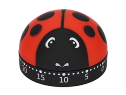 Temporizador De Cocina Ladybug De 70 Db, De Acero Inoxidable, Portátil, Para Tareas De Cocina.