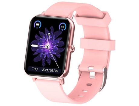 Smartwatch MDUG Monitor de Pressão Arterial Rosa