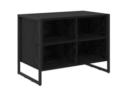 Zapatero | Armario Para Zapatos Roble Negro 60 X 35 X 44 Cm