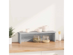 Maison Exclusive - Estantería Cocina Apilable Madera Ingeniería Gris Sonoma