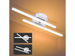 Luz de techo LED, lámpara de araña de techo con diseño de tira paralela moderna con 2 piezas de luz de tira paralela para sala de estar, dormitorio, comedor