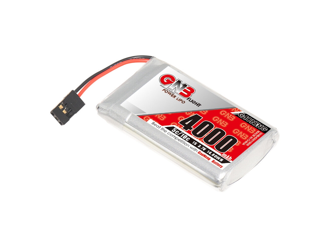 Batería Gaoneng de 3,7 V, 4000 mAh, 5 C, 1 S, Lipo, conector Jr. para transmisor y receptor Sanwa M17