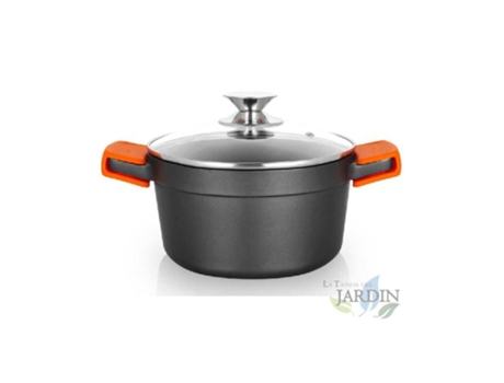 Cacerola Honda De Aluminio Fundido ORBEGOZO Full Induction Ø 20Cm.
