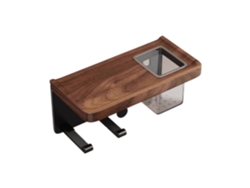 Soporte de pared para secador de pelo, organizador para salón de belleza, baño y armario del hogar. GOKOCO