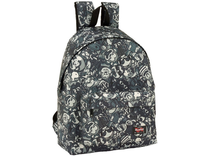 Mochila SAFTA Blackfit8 Black Monkey Gris (33x42x15cm - Poliéster)
