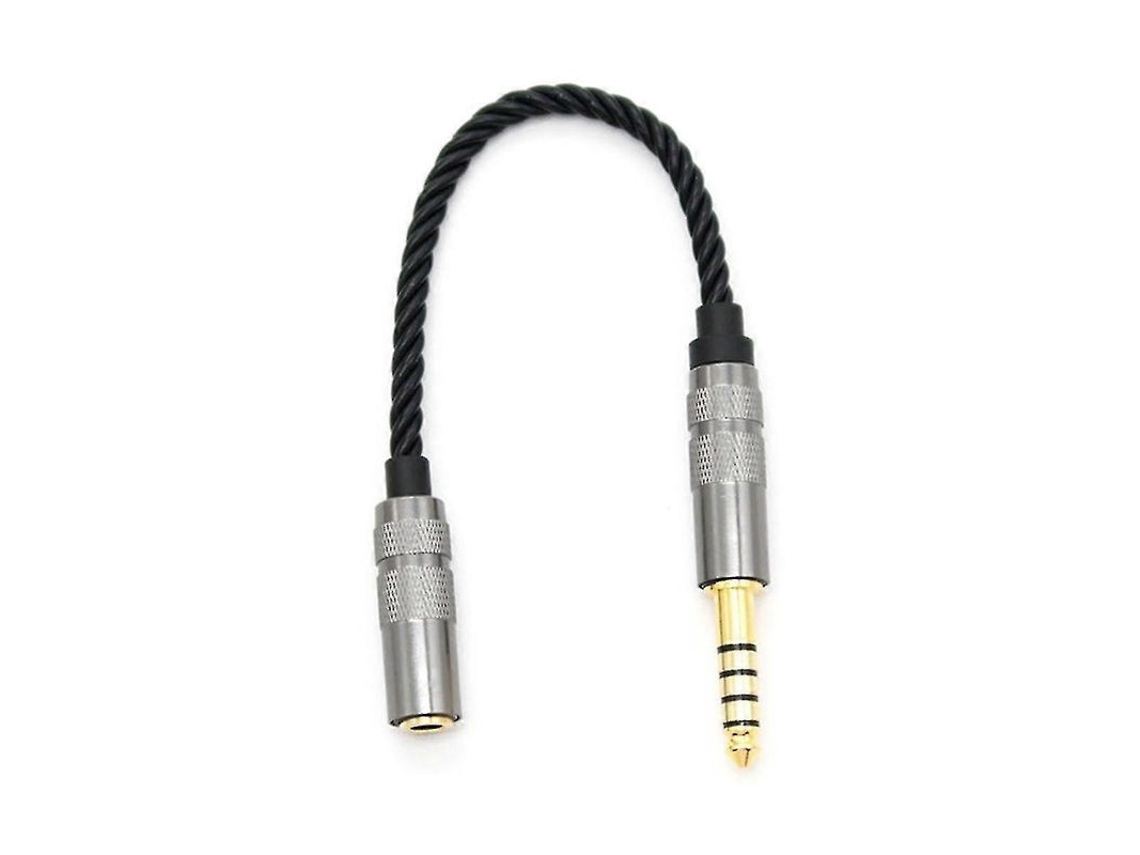 Fasst-adaptador De Audio Balanceado 4.4mm A 3.5mm Para Auriculares Cable De Cobre Sin Oxígeno Conector Dorado