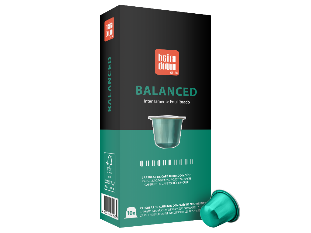 Cápsulas BEIRA DOURO CAFÉS Balanced compatibles Nespresso Pack 10 x 10