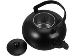 Hervidor/tetera De Acero Inoxidable Con Infusor Integrado, Apto Para Placas De Inducción Y Gas, Con Filtro.