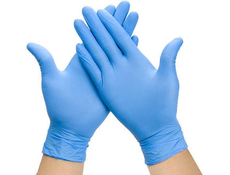 Guantes de Nitrilo Desechables OEM (Talla: M - 100 Unidades)