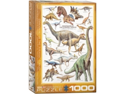 Puzzle EUROGRAPHICS Dinosaurs of the Jurassic Period (1000 Piezas)