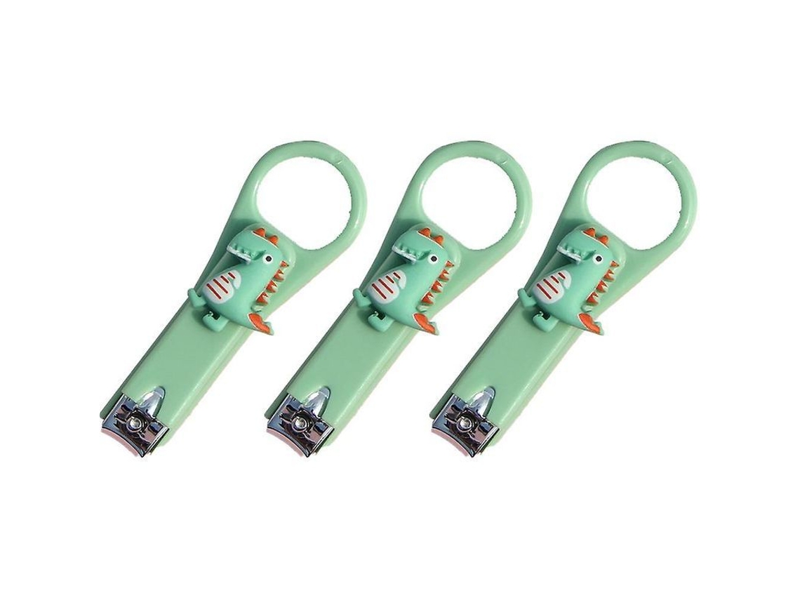 Tijeras De Uñas Plegables Con Diseño De Dibujos Animados, Portátiles Y Duraderas, Para Hombres, Mujeres Y Niños, 3 Unidades.