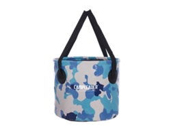 Campleader Cubo De Pesca Plegable 20l 5.28 Galones Con Asa Para Camping Pesca Senderismo Jardín Lavado Portátil