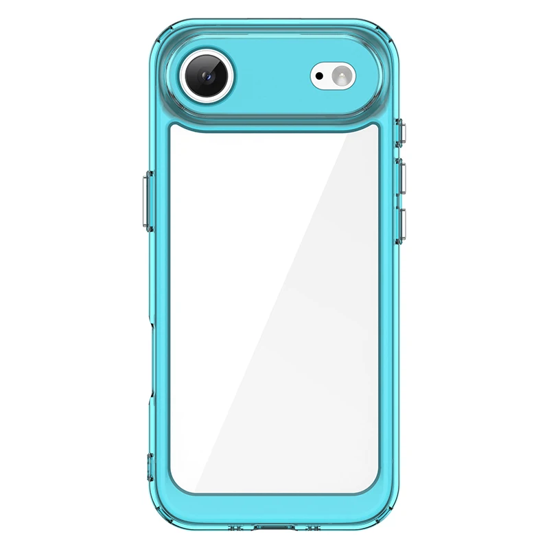 (azul, Iphone Air) Funda Transparente De Silicona Suave Pctpu Para Teléfono, Cubierta Protectora A Prueba De Caídas