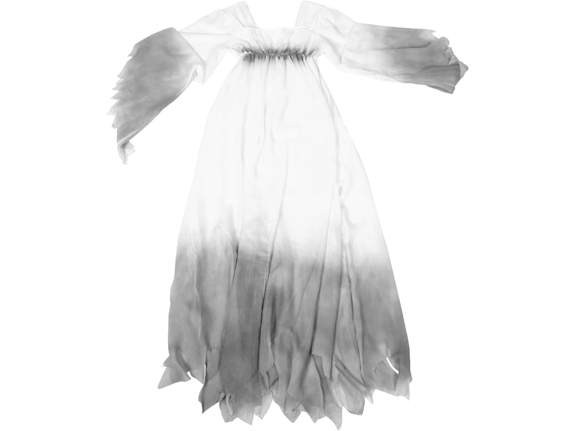 Vestido Fantasma Para Mujer, Disfraz De Fantasma Para Halloween, Disfraz De Vestido Victoriano Para Halloween.