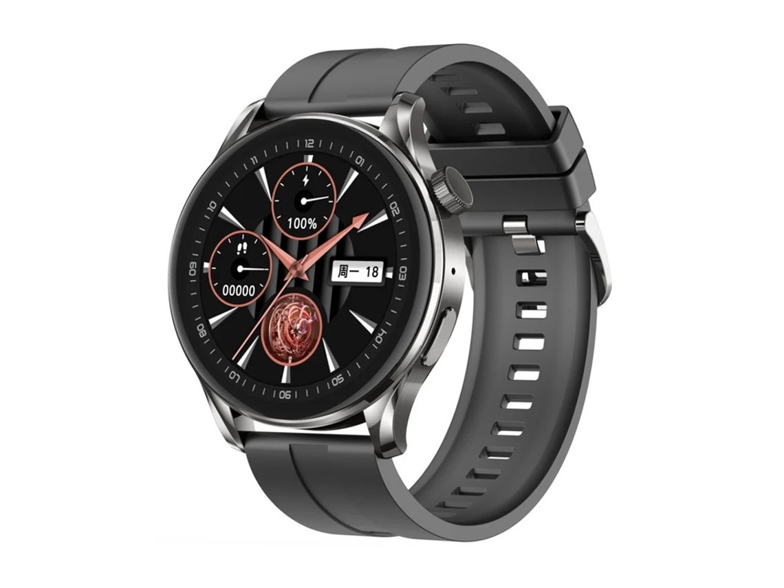 Reloj inteligente Yizhood de 132" TFT HD con traducción de tela colorida, IA y chat GPT, resistente al agua IP68 (negro)