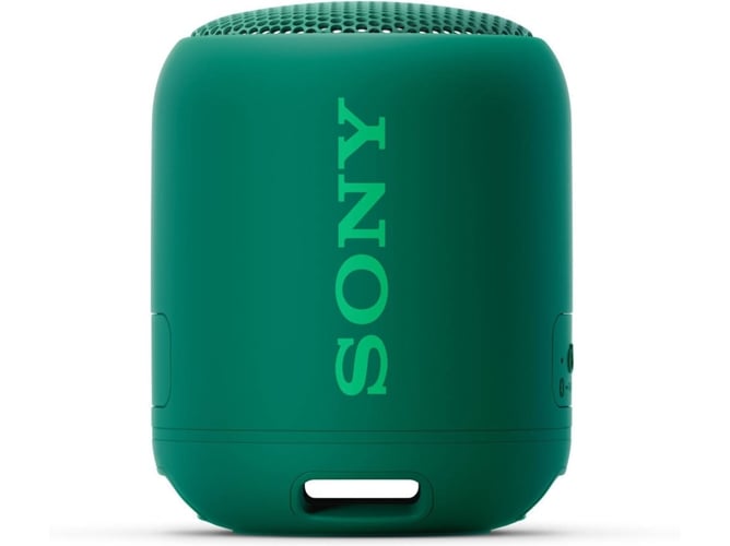 Altavoz Bluetooth SONY XB12 (Verde - Autonomía: Hasta 16 Horas - Alcance: 10 m)