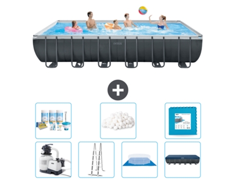 Piscina Tubular INTEX 26364GN-CB42 (31805 L - 366x132cm)