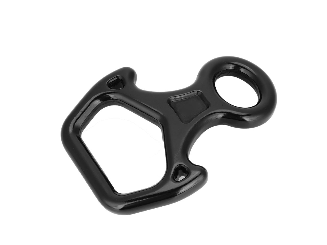 Descensor en forma de 8 de 25 nudos para cuerda, aro de rapel, equipo de escalada y rescate