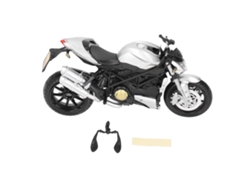 Dan26-modelo De Moto De Aleación A Escala 1:12 Para Niños Juguete Realista Para Exhibición Y Colección Plata