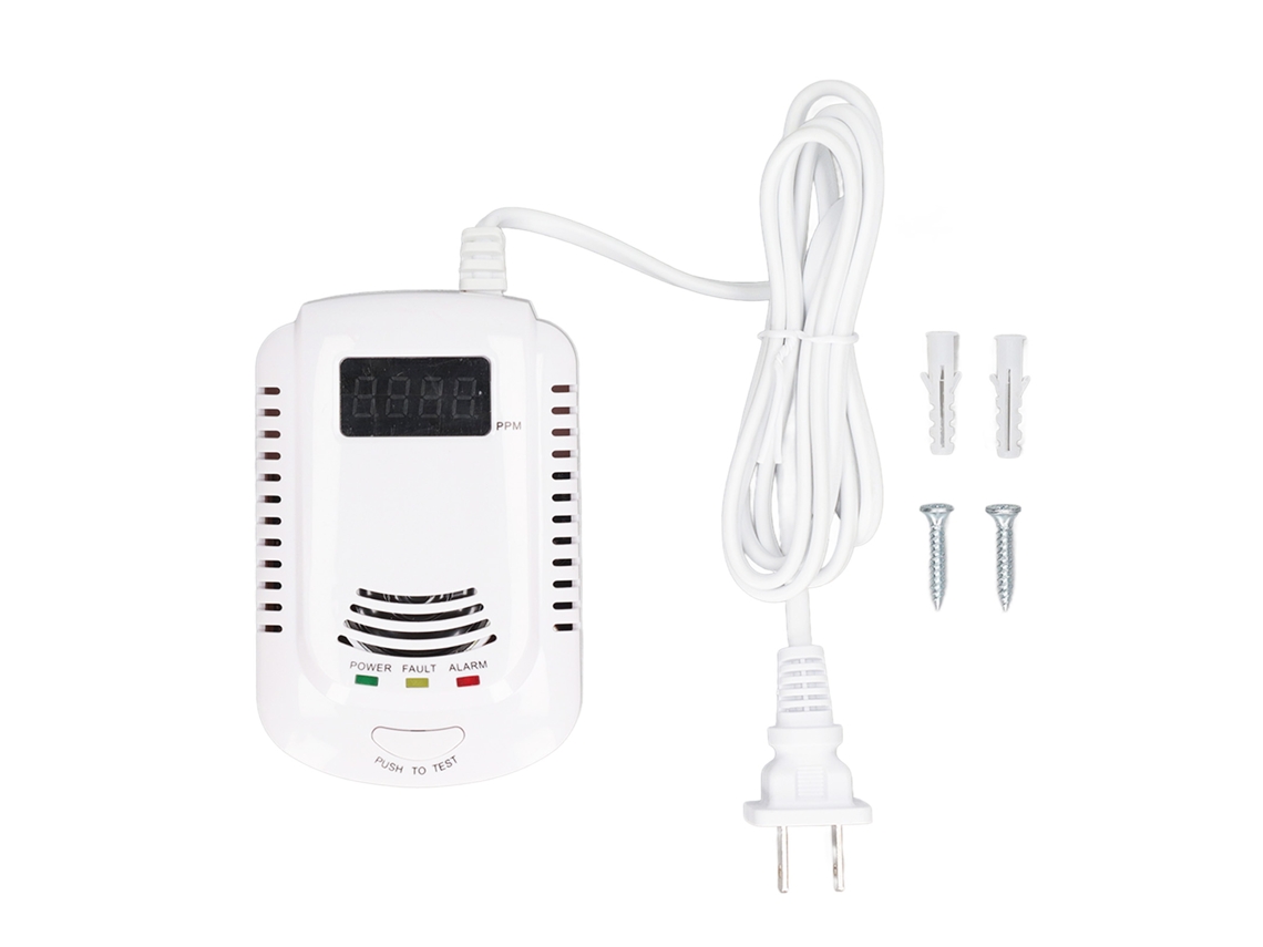 Alarma Portátil De Fugas De Gas, Detector De Gas Combustible Para Metano De Petróleo 3000 Ppm
