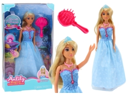 Cepillo para muñeca Anlily Mermaid Princess Blue Dress B.active
