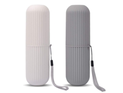 VYLARA Estojo Portátil Para Escova De Dentes Traveling Assistant, Materiais De Alta Qualidade Para Higiene Bucal Segura E Conveniente, Design Leve Para Fácil