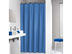 Sealskin Cortina de ducha Madeira azul 120x200 cm