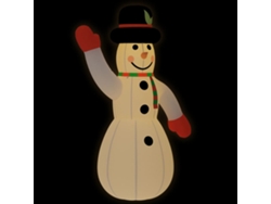 Muñeco De Nieve Inflable VIDAXL
