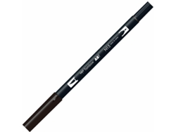Rotulador Permanente Tombow Abt Dual N15 Preto 6 Unidades