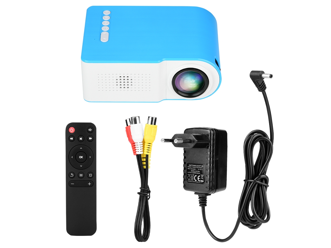 Mini Hd 1080p Hdmi Reproductor Multimedia Inteligente De Proyector Tft Lcd Para Teatro En Casa