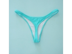 2026-braguitas De Bikini Tanga Para Mujer De Color Sólido Con Poliéster, Spandex Y Nylon Para Playa, Piscina Y Spa