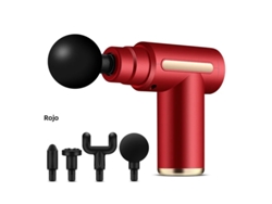 (rojo) Mini Pistola De Masaje De Fascia Inalámbrica, Dispositivo De Masaje De Relajación Muscular, Masajeador De Fascia Cervical