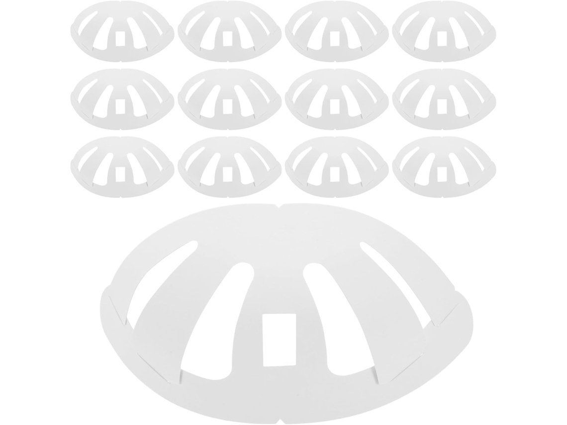 Paquete 50 Insertos Cartón Blanco Doble Sujetar Gorras Soportes Reutilizables Béisbol Adultos Inserto Gorra