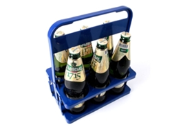 Cesta Plegable De Plástico Para Vino, Cesta Portátil Para Cerveza, Cesta Para Botellas Ktv6, Azul*