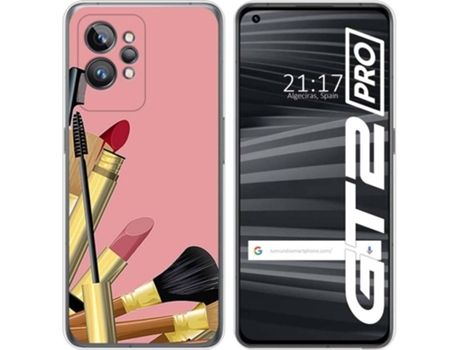 Carcasa para Realme GT 2 Pro 5G TUMUNDOSMARTPHONE Dibujos Brochas Multicolor