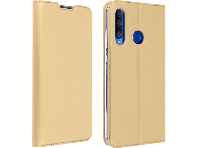 Funda Honor 20 Lite AVIZAR Wallet Dorado