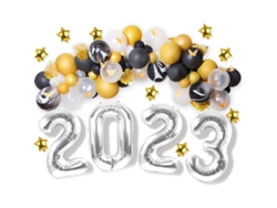 Globo Año Nuevo 2023 Globos Número Decoración Nochevieja Artículos Fiesta Año Nuevo EIOORORRIY