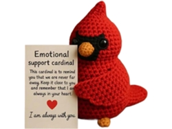 Ganchillo Pequeños Adornos Pájaros Mensajes Emotivos Lindo Adorno Valentín Cumpleaños Fiestas Mujeres
