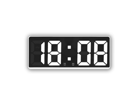 Reloj Digital Grande Para Dormitorio, Reloj Despertador Con Pantalla Led ZMING