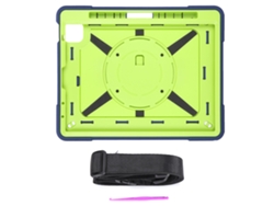 Funda protectora para tableta (rotación de 360 grados, correa para la mano y el hombro)